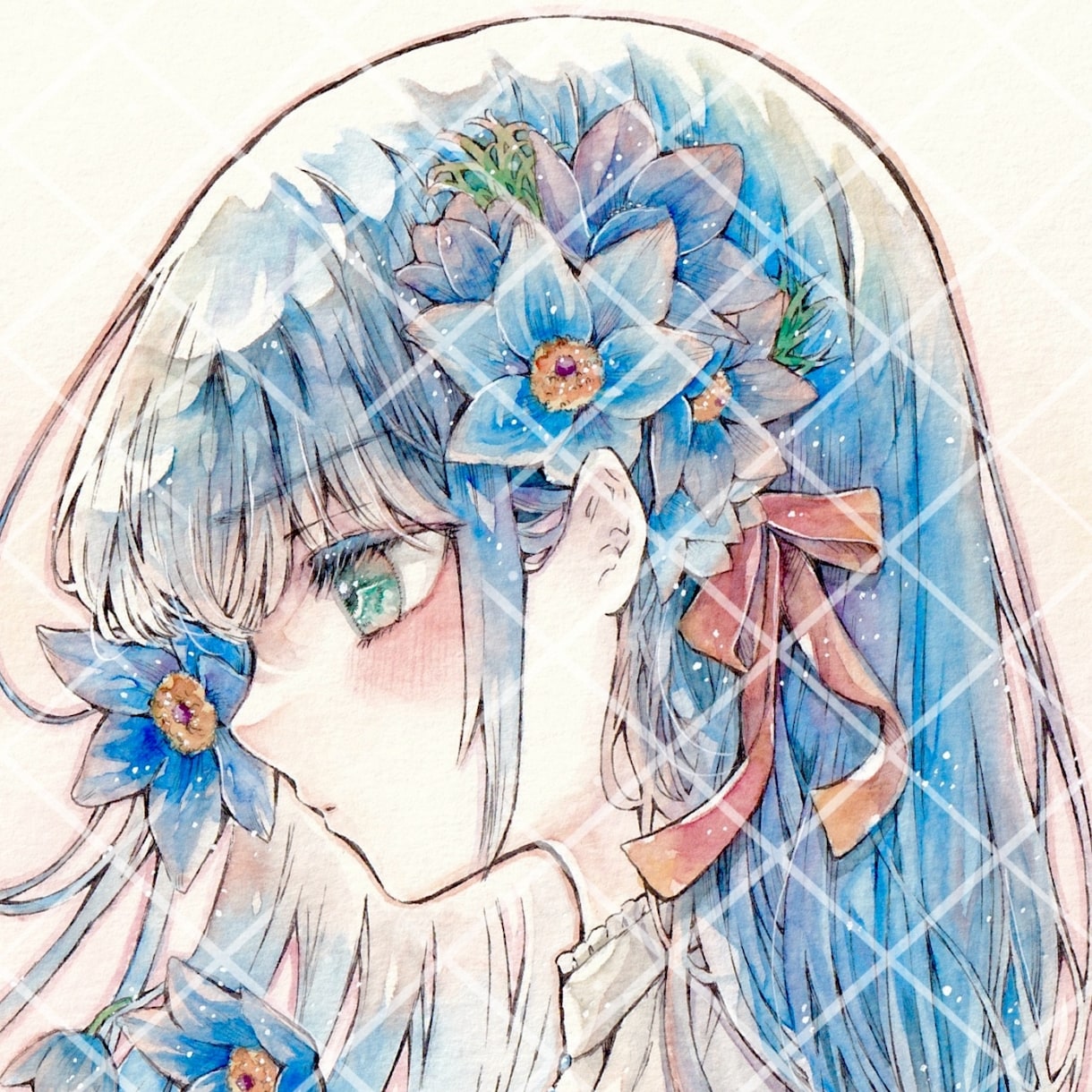 透明水彩イラストお描きします 可愛いアナログイラストお描きします イメージ2