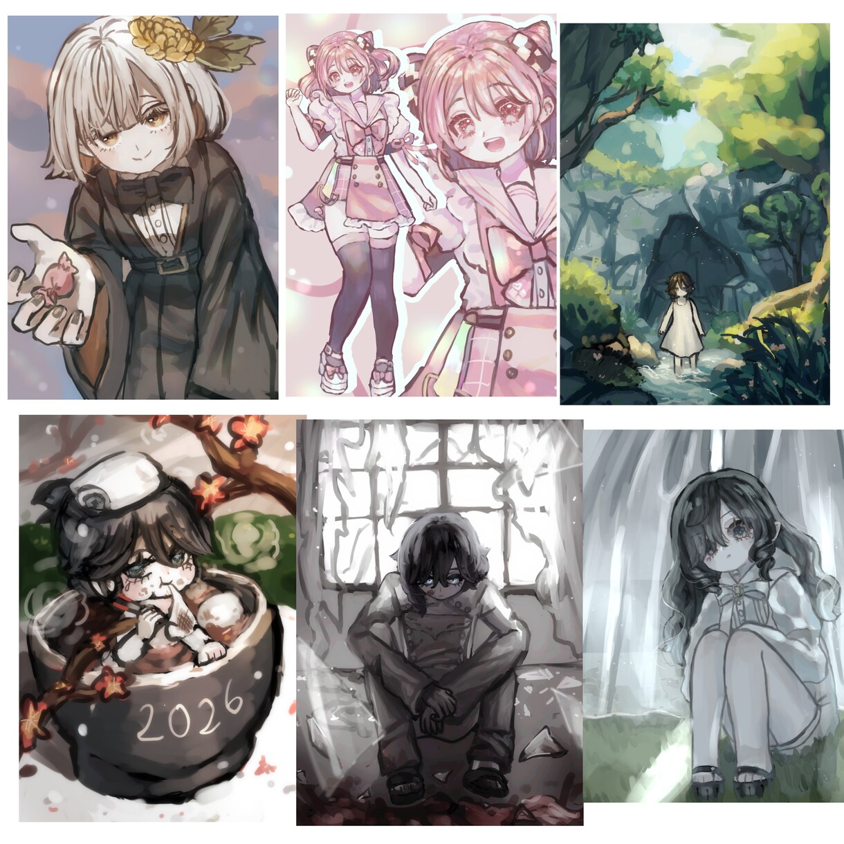 ゲーム風男女キャラクターイラスト制作します オリキャラ大歓迎世界観や設定を大切にしながら制作いたします。 イメージ6
