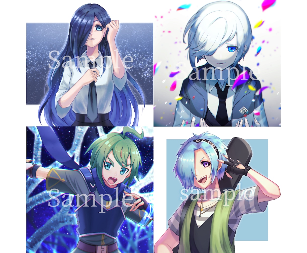 6月まで期間限定！アイコンを格安で作成します 目を引くキラキラとしたアイコンが欲しい方へ！ イメージ4