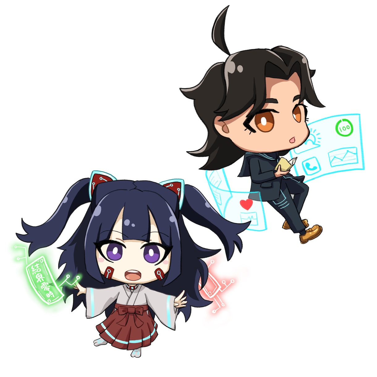 ご希望のオリジナルイラスト描きます スタンプやSNS用、挿絵、広告など幅広く対応します☆ イメージ7