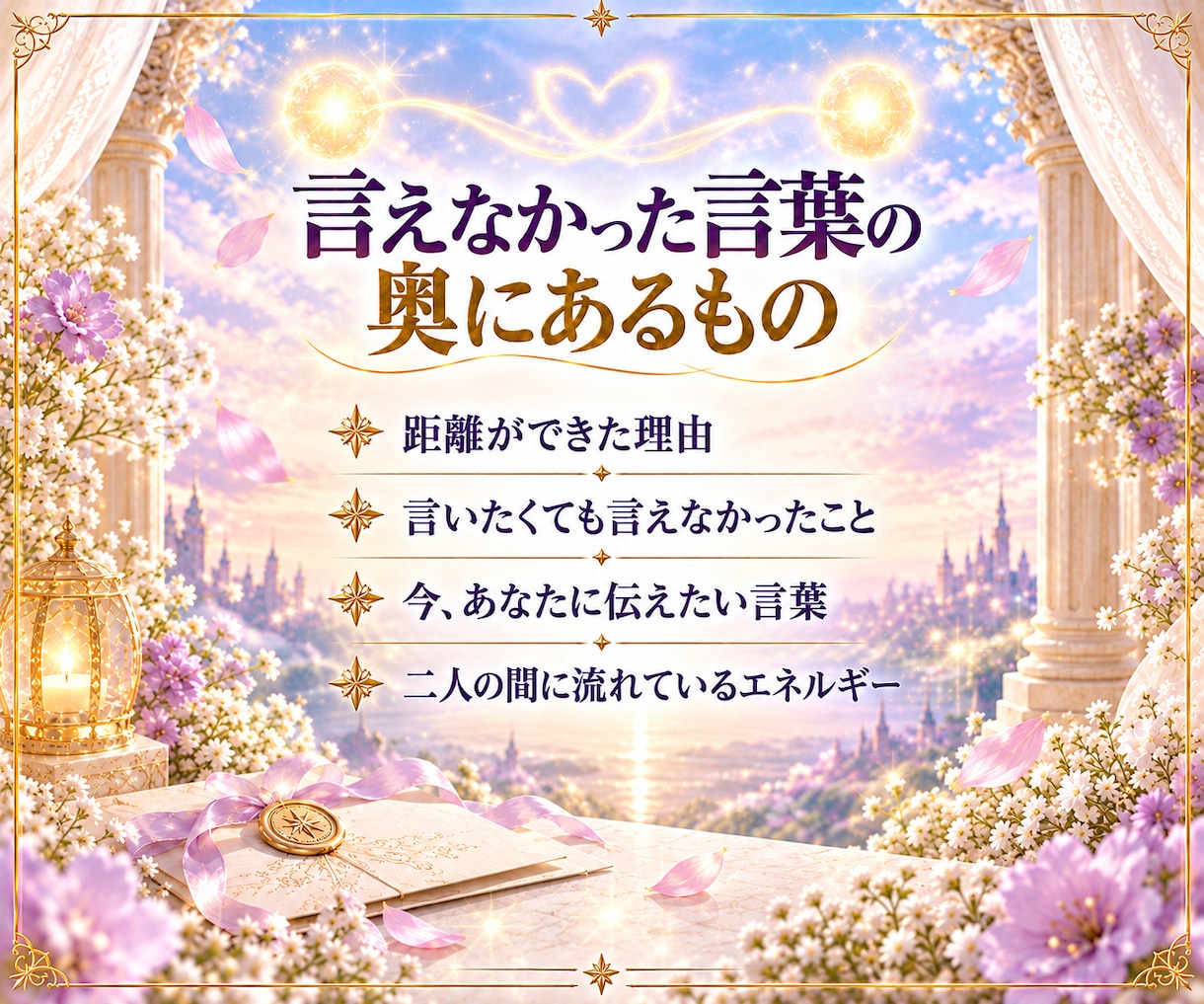 疎遠・音信不通のあの人の気持ちを手紙で届けます 連絡が途絶えた相手の今の本音を占い、手紙形式でお伝えします イメージ5