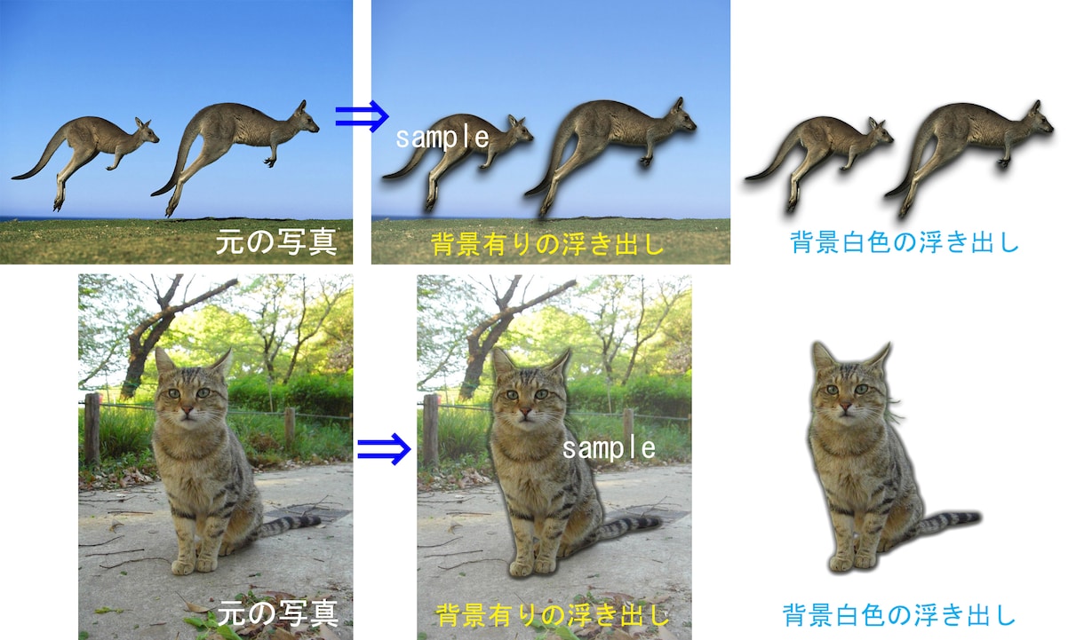 ☆新しい感覚の写真☆に変身させます。あなたも写真を『浮き出し』にしてみませんか。 イメージ2