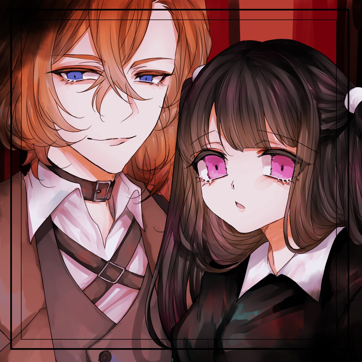 カップルイラスト＆夢絵を描きます 格安(  ᐢᢦᐢ )♡かわいいカップルさん♡ イメージ3