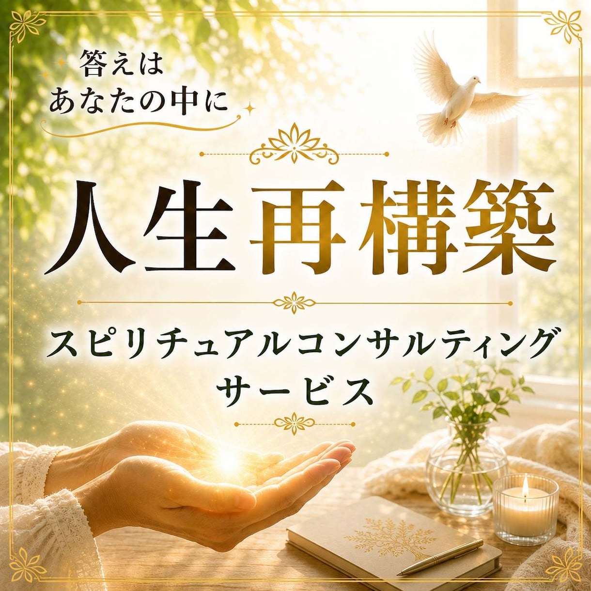 ライフコンサル◆心身を整理し人生を前に進めます 【幸せになる生き方のお手伝い】悩みを整理し、無駄なく再構築！ イメージ2