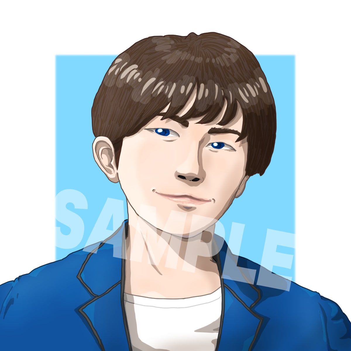 あなたに”そっくり”なSNS用のアイコンを描きます あなたに”そっくり度80％”のアイコンを丁寧に描きます！ イメージ9