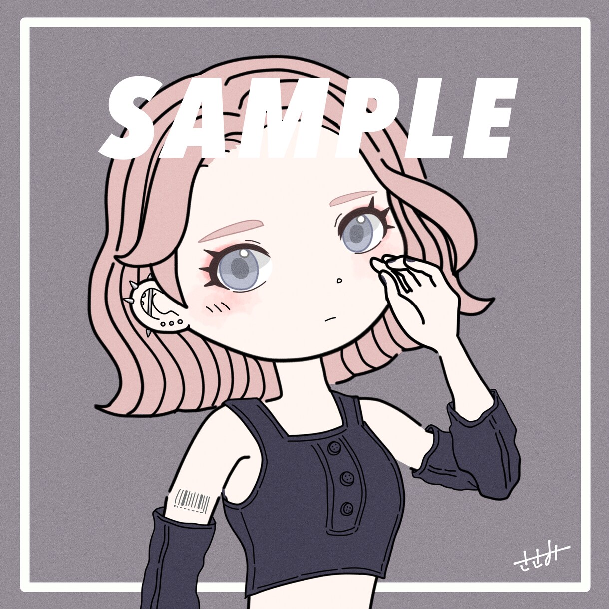 可愛い女の子のデフォルメアイコンをお描きします ファッション好きな方におすすめ！おしゃれな女の子イラスト♪ イメージ4
