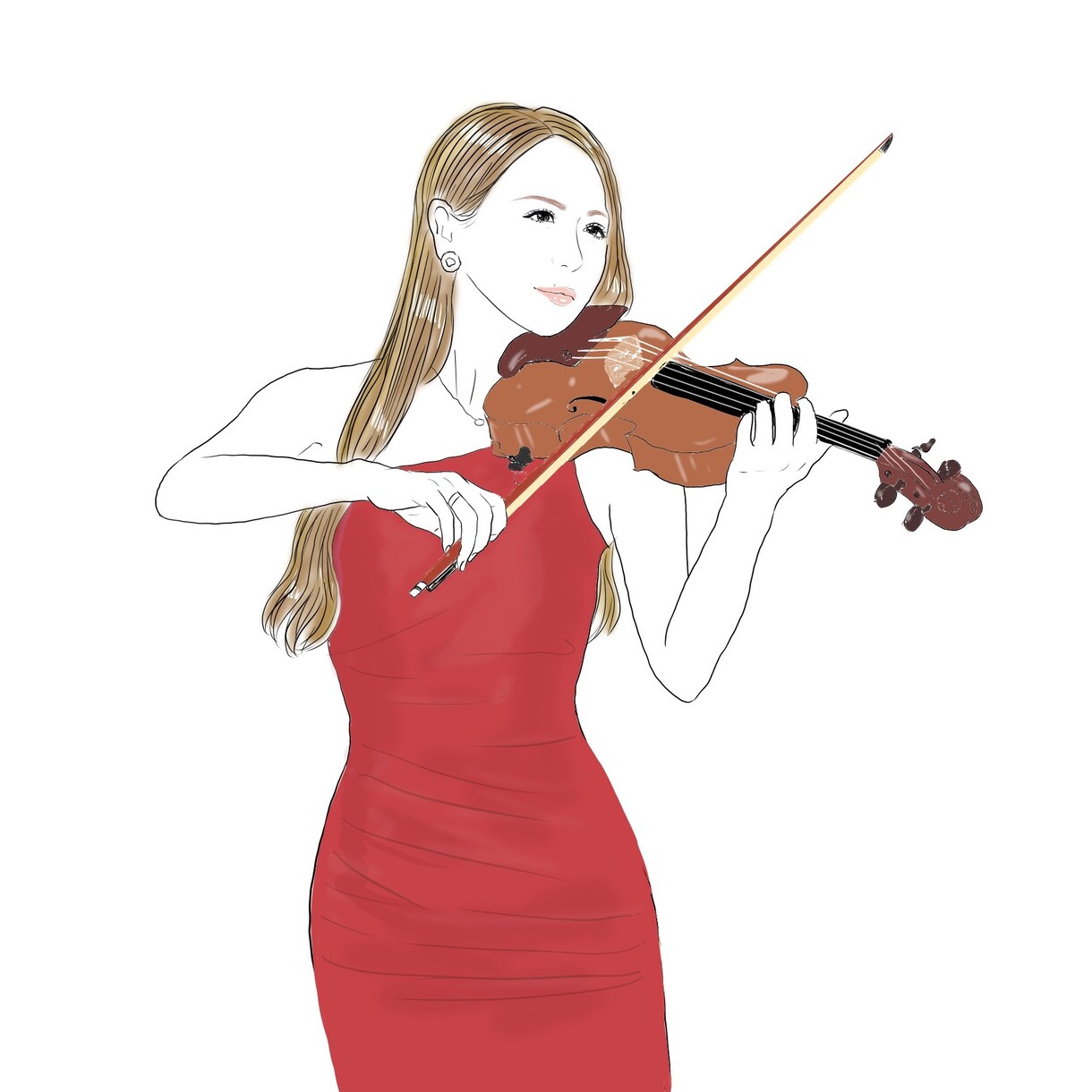 立体髪色あり/おしゃれで綺麗な絵を描きます アイコンにぴったりなオシャレな絵を描きます！家族、友達恋人に イメージ9