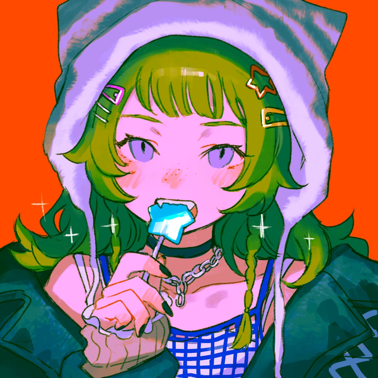 SNS用のアイコンイラスト描きます お好みの絵柄でオリジナルアイコンお作りします イメージ1