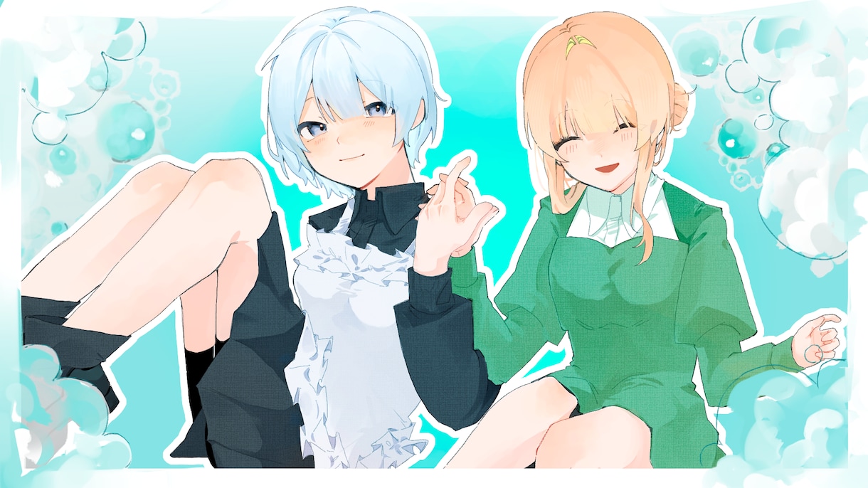 キャラクターイラストを描きます サムネイルやsnsのアイコン、一枚イラストの制作 イメージ4