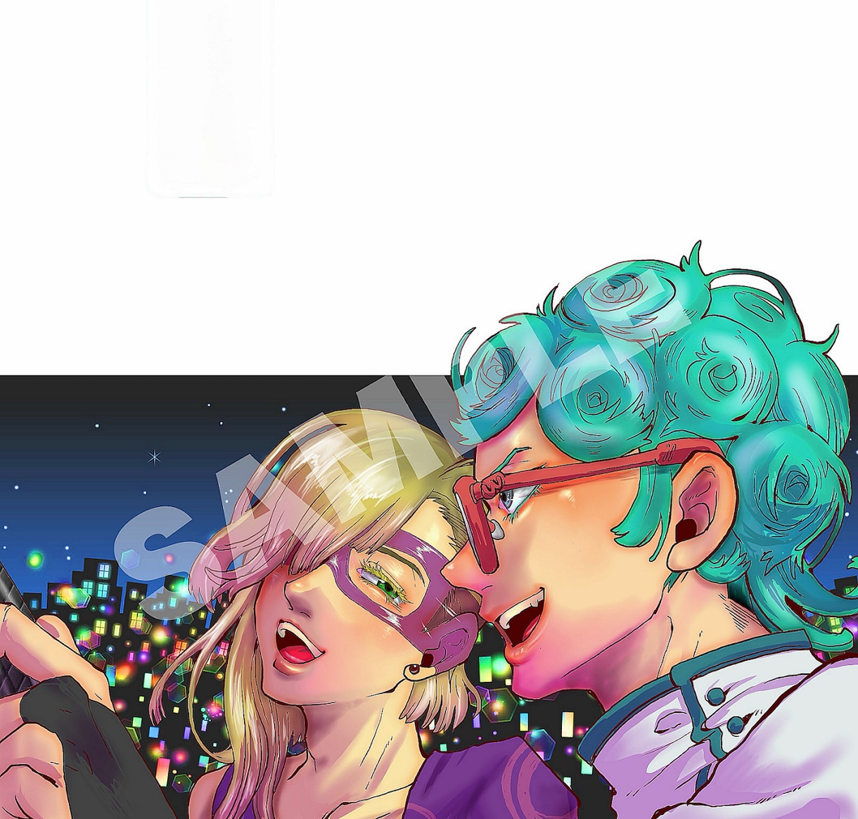 イラスト、アイコン、ヘッダー等描きます 男性キャラクター、退廃的な雰囲気など イメージ4