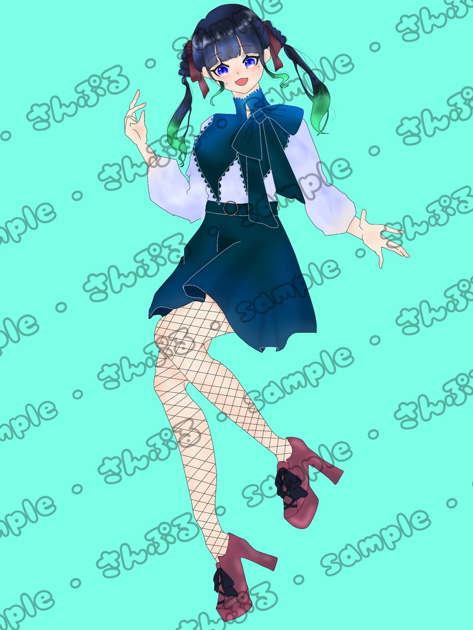 IRIAM立ち絵・アイコン販売いたします ポップでかわいい女の子のイラストが得意です！ イメージ5
