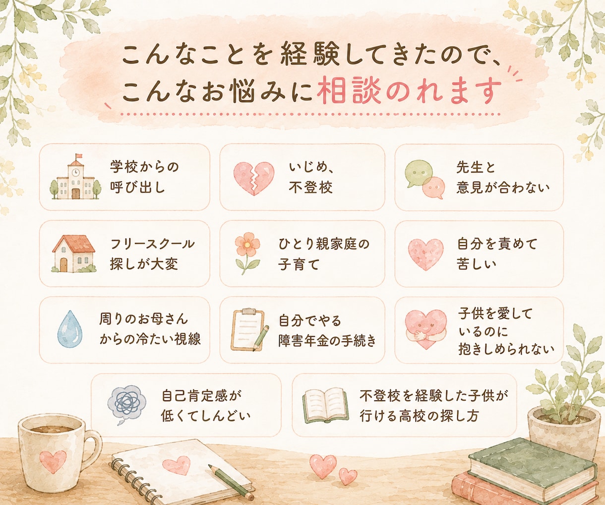 30分チャットでADHD子育て・悩み・愚痴聞きます 実際10年育ててきた経験からの共感、アドバイスで寄り添います イメージ3