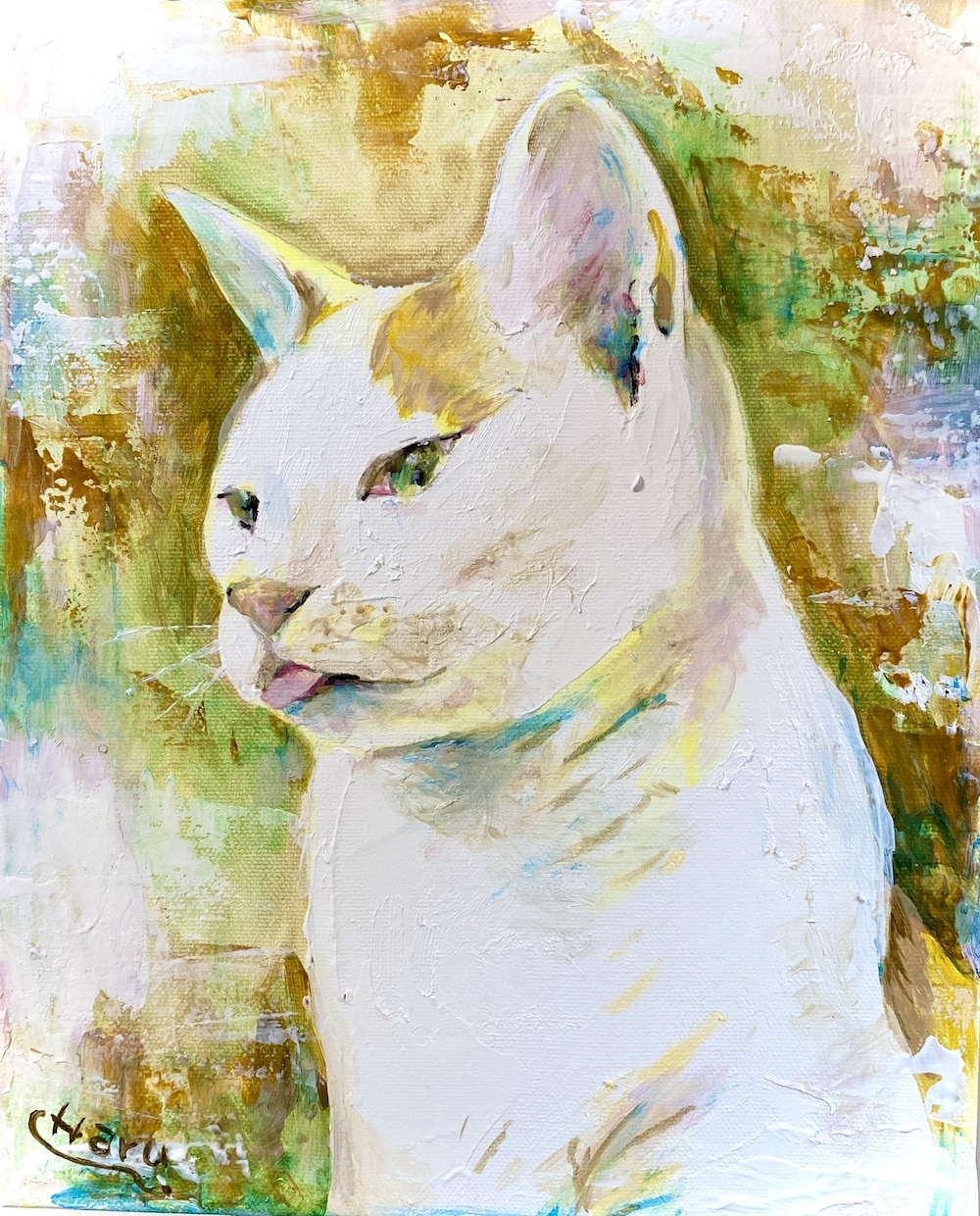 ペットの似顔絵を油絵で描きます 犬や猫など何でもOK!高級感のある油絵で記念に残しませんか？ イメージ9