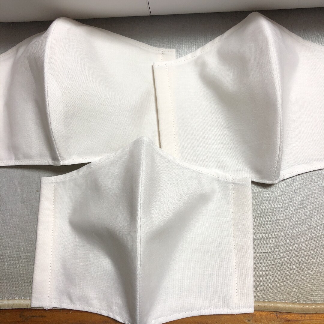 フルテクト加工生地で作ります 学生、先生など白が必要な方、清潔な白をぜひ。 イメージ1