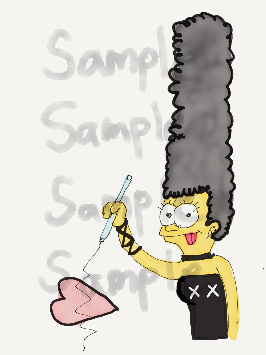 あなたをシンプソンズ風に書きます ☆SNSのアイコン、プレゼント、記念日などにどうぞ☆ | ココナラ