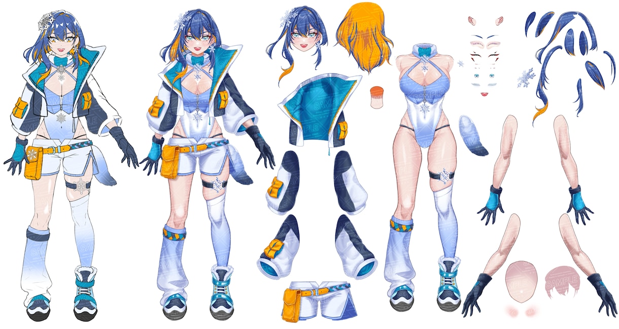 動画制作やゲーム制作に使える立ち絵を描きます 高画質な立ち絵を制作します！商用・グッズ化OK！ イメージ7