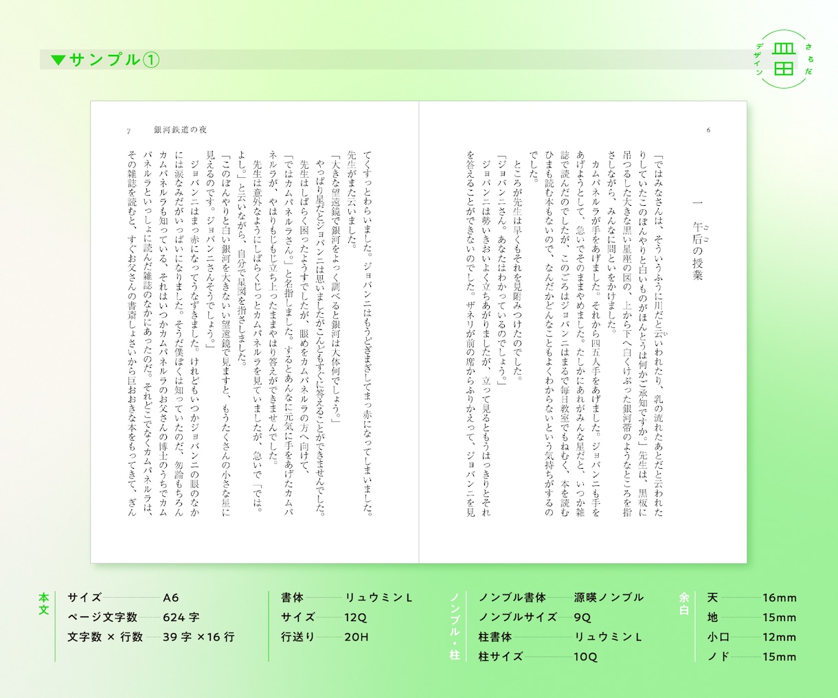 小説同人誌の本文組版承ります InDesignを使用し、入稿用データを制作いたします。 イメージ2
