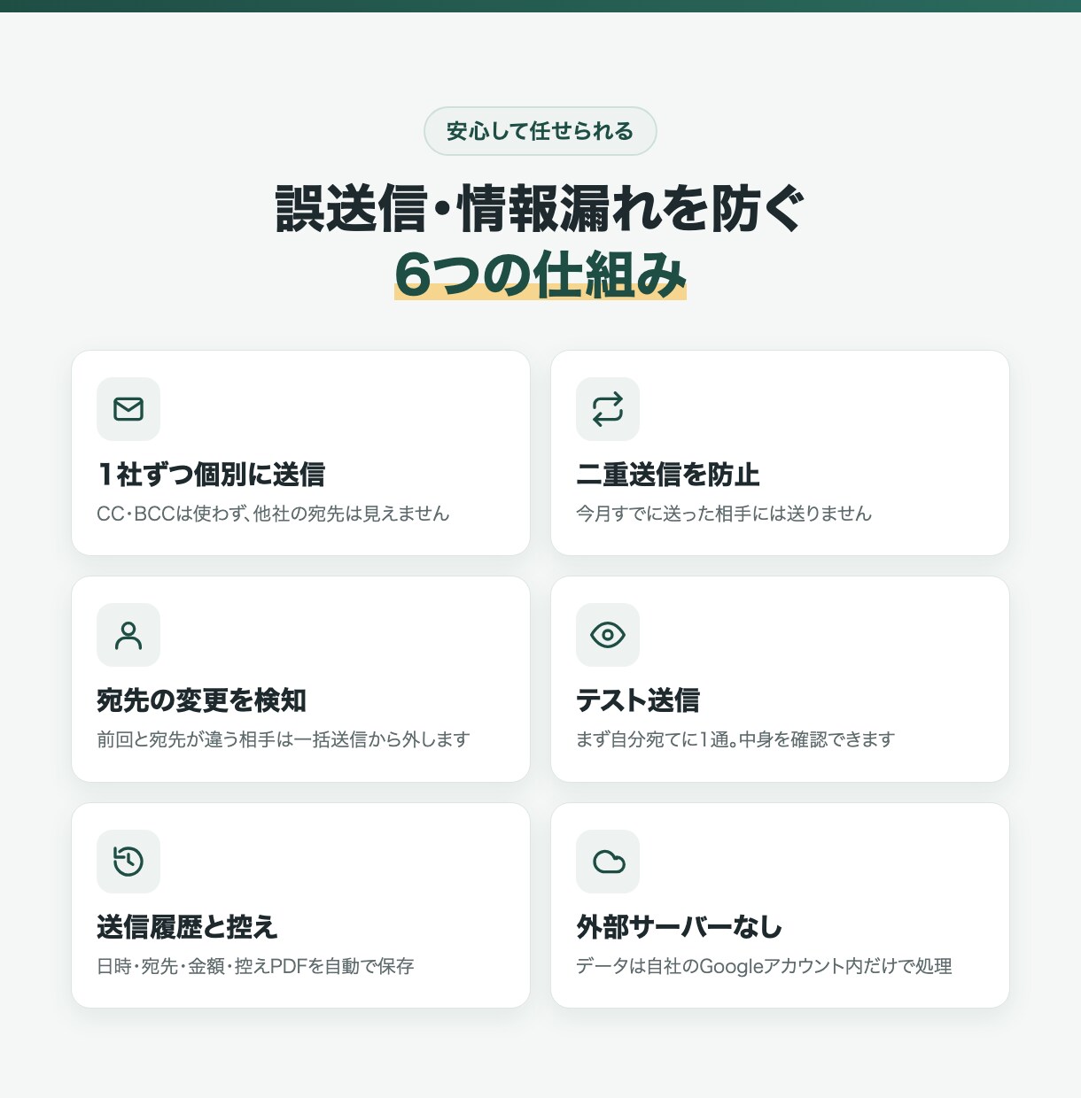 請求書のPDF作成とメール一括送信を自動化します GAS｜誤送信防止つき・インボイス対応 イメージ7