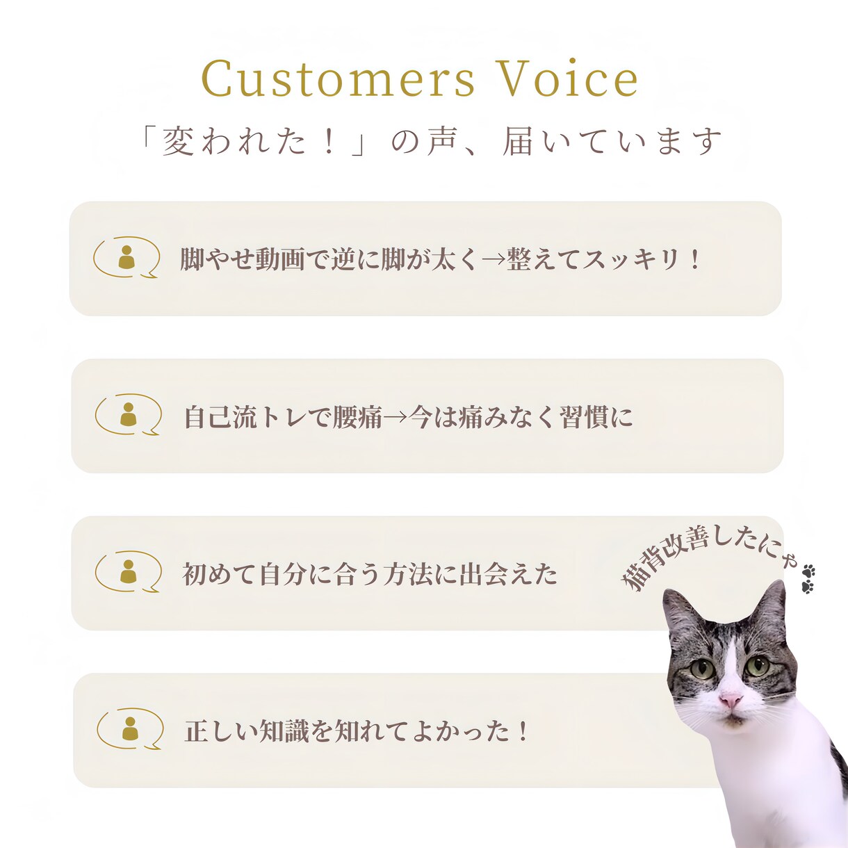 正しい体の使い方、悩みに寄り添った運動を提案します 鍛える×ほぐす×整える＝理想の身体へ✨ イメージ6