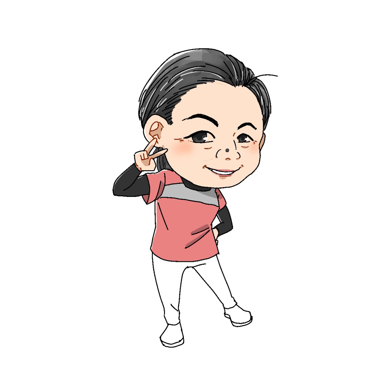デフォルメ似顔絵描きます 写真の顔に寄せながらちょっと可愛く描きます！ イメージ3
