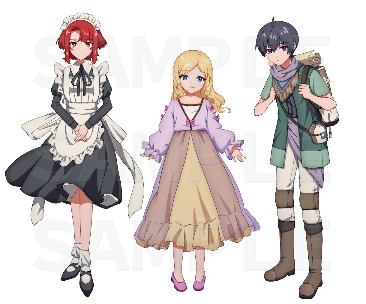 キャラクターの立ち絵を制作します RPG・自作ゲーム・SNSなど、自由に利用できる立ち絵を制作 イメージ4