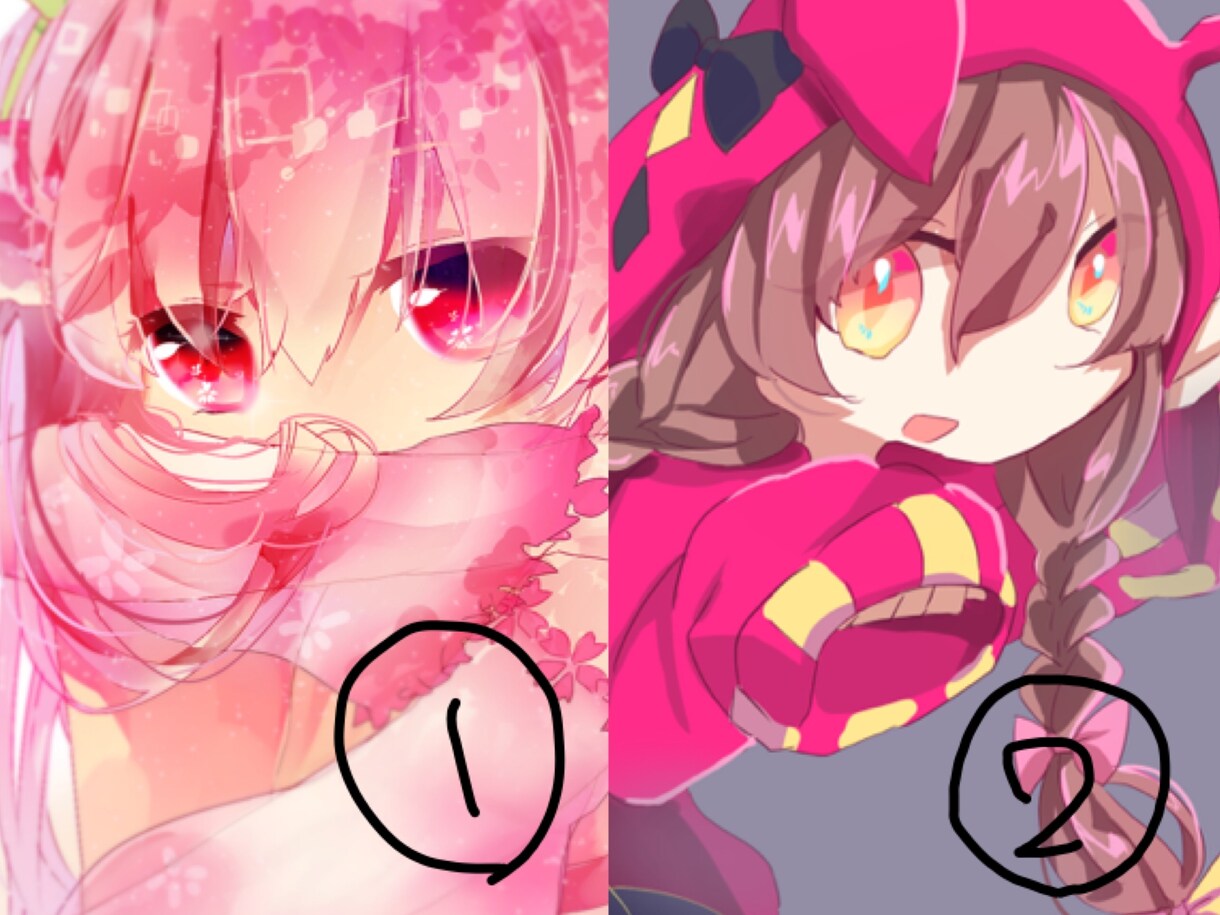 アイコンイラスト描きます 塗り方が2種類から選べる！好みの方をお選びください イメージ1