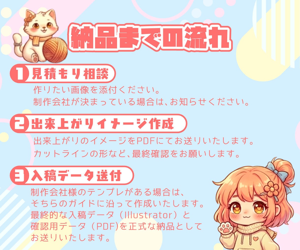アクリルグッズの入稿データ作成します アクキー・アクスタ対応｜画像から入稿用データを作成します イメージ5