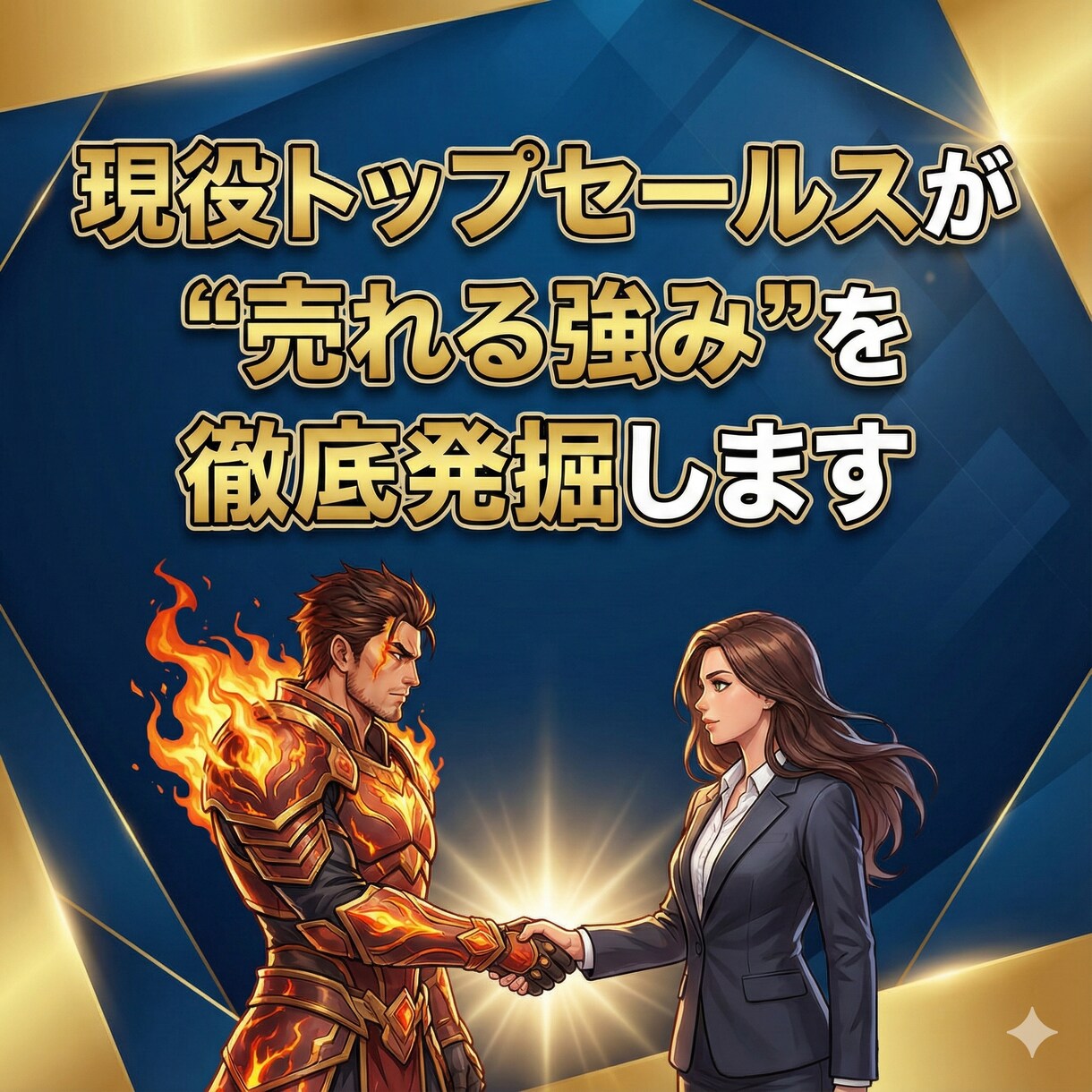 現役トップセールスが“売れる強み”を徹底発掘します 押し売りゼロ！強みベースのセールス導線を設計するサービス イメージ1
