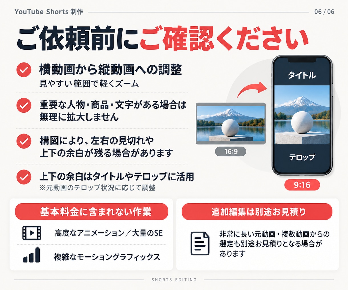 長尺動画からShortsを2本作ります 横動画を縦型に！テロップ付きで見やすく編集 イメージ6