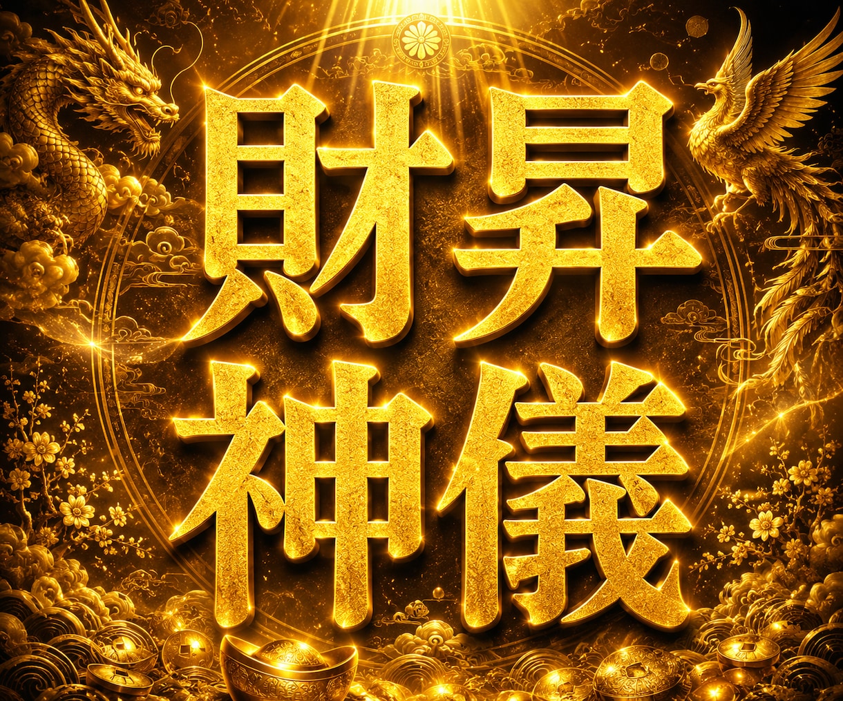 神格の金運向上術【財昇神儀】奇跡の金運の扉開きます 門外不出の秘伝◆金運・財運・くじ運・勝負運・投資ギャンブル運 イメージ1