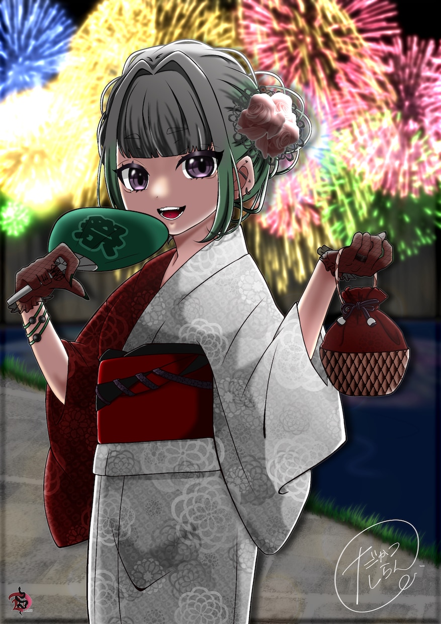 一枚絵作成します あなたのお写真撮らせてください イメージ1