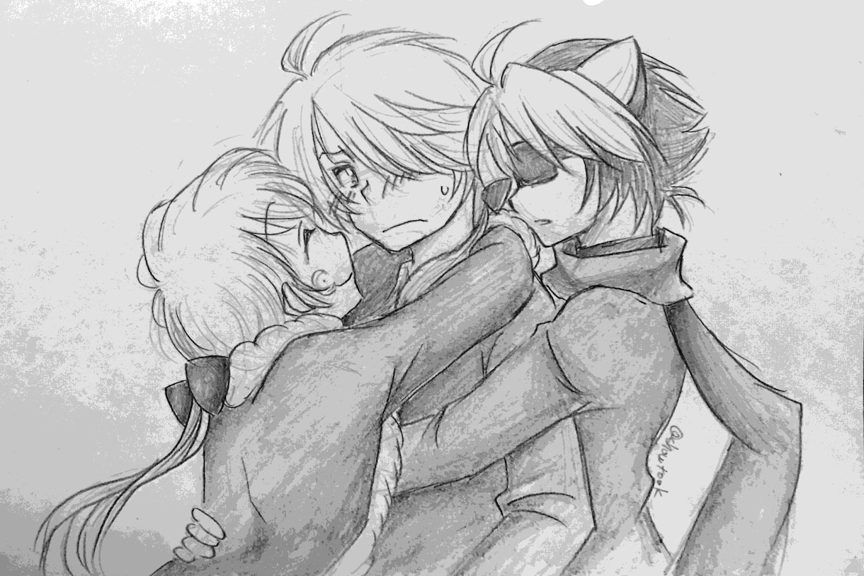 モノクロイラスト描きます 小説の挿絵や表紙などに。鉛筆画メインです。 イメージ4