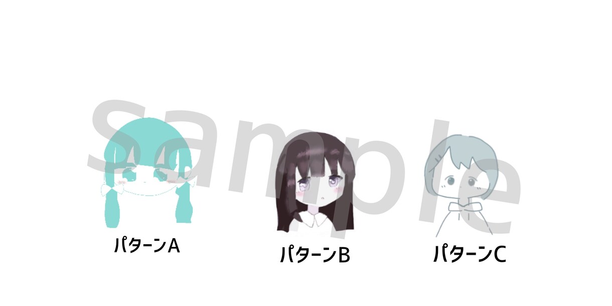 アイコン描きます 人や動物など幅広くアイコンのイラストを描きます‼︎ イメージ1