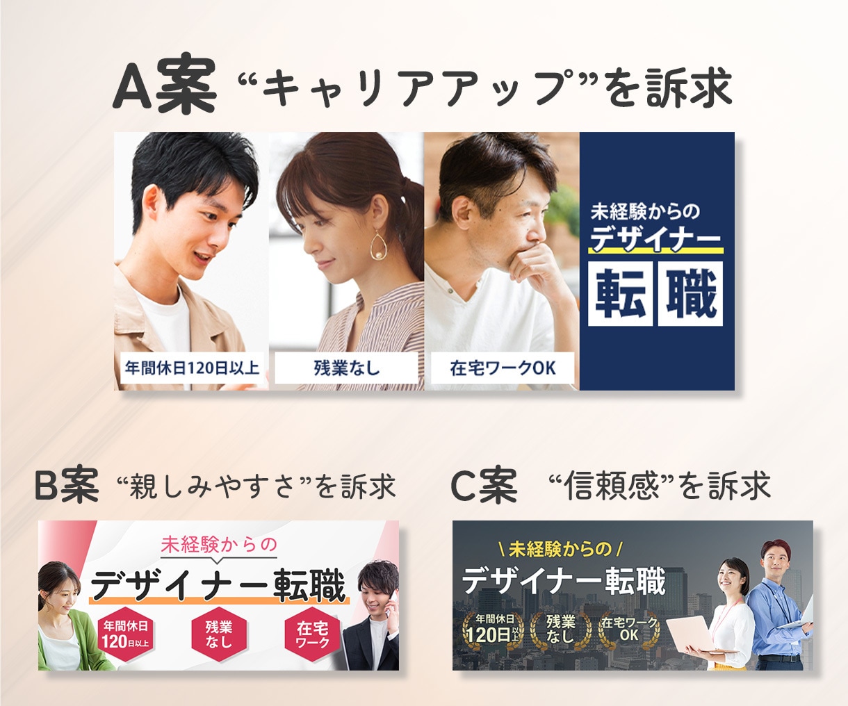 クリック率を重視！集客UPのWEB画像を制作します 初稿は3案！コンセプト別にご提案致します！ イメージ3