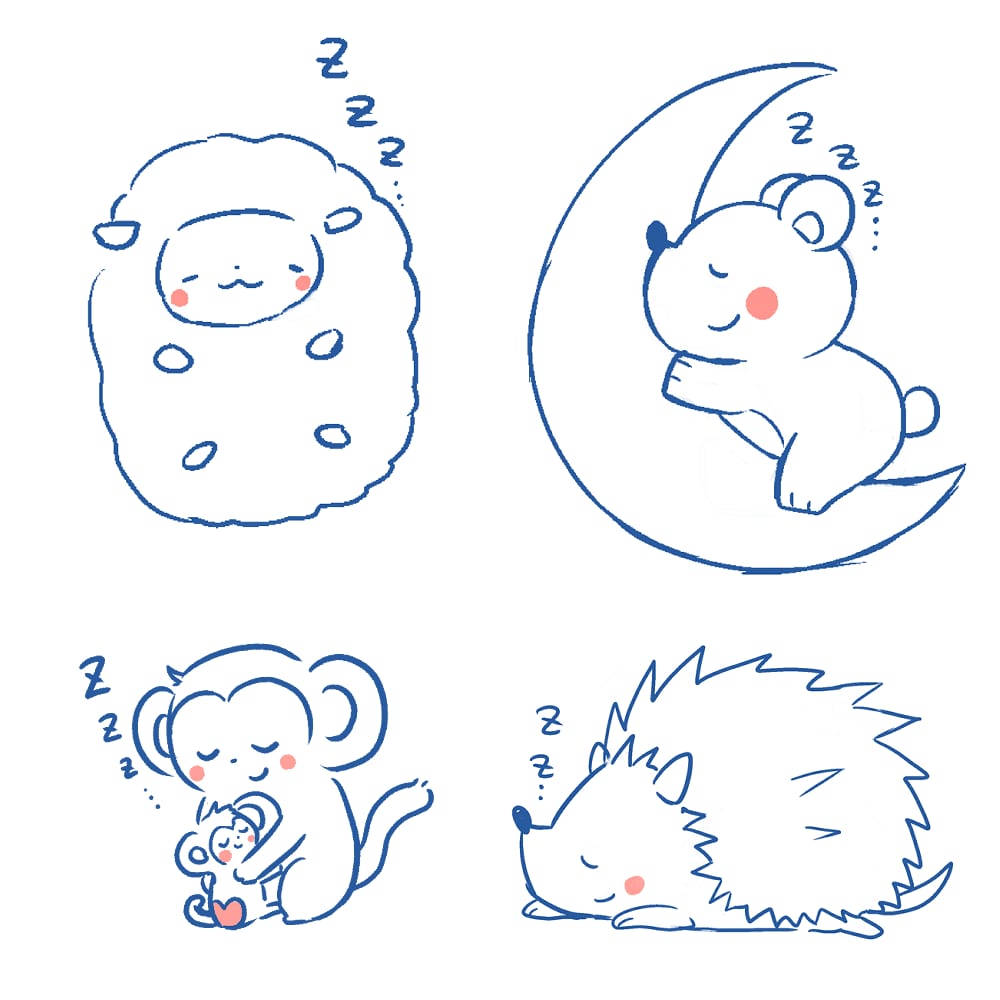 ゆるかわ！動物イラストやGIFアニメ描きます 動物のイラストやGIFアニメが欲しい方はぜひ！ イメージ4