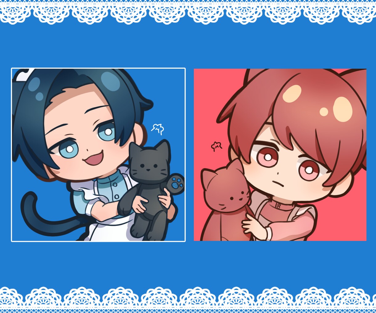 SNSアイコンを描きます 可愛らしいSDキャラクターのイラストを制作します イメージ3