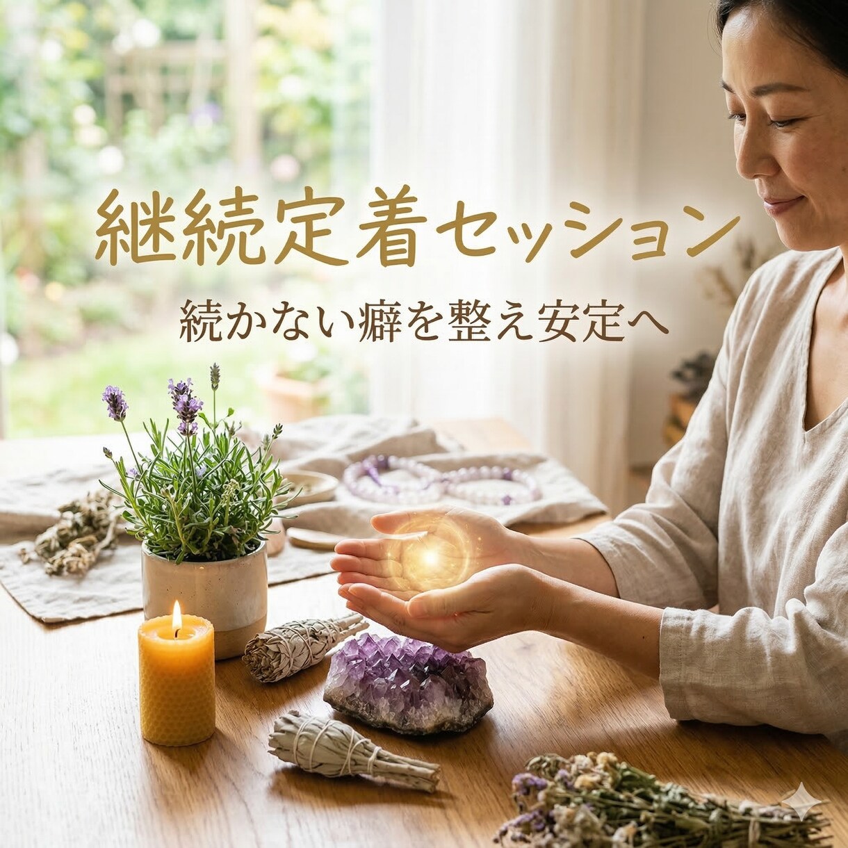 魂覚醒の継続定着セッションで収入と習慣を安定します 続かない癖を整え安定して積み上がる状態へ導きます イメージ6