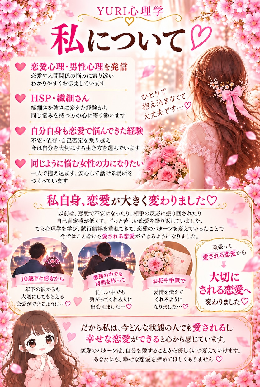 30代から溺愛される恋愛へ導きます 「不安・自己犠牲を手放しお姫様扱いされる私へ♡」 イメージ6