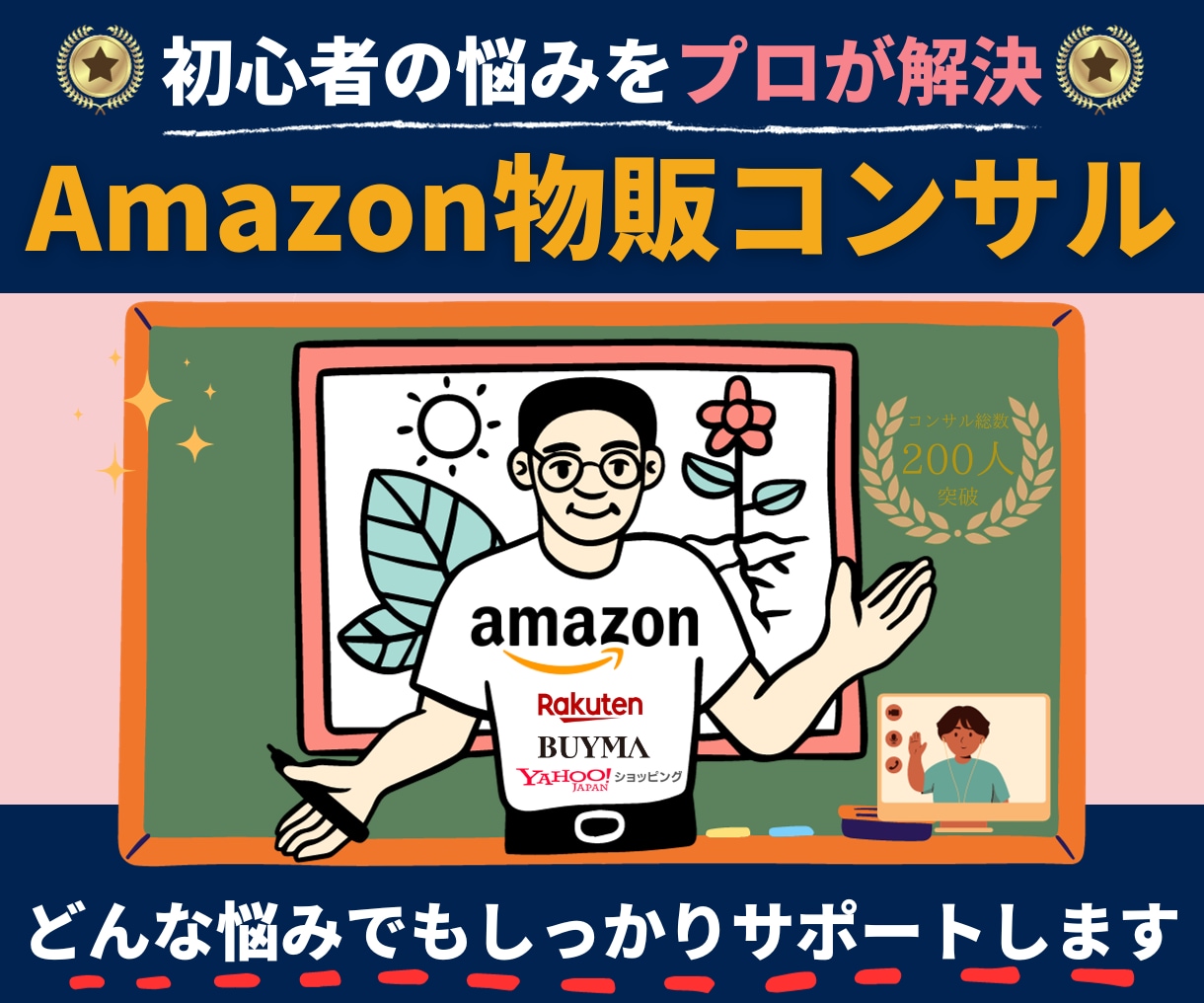 Amazon 売上UPに繋がる方法をコンサルします 物販/初心者〜中級者向け/年商10億円超え現役アマゾンセラー イメージ1