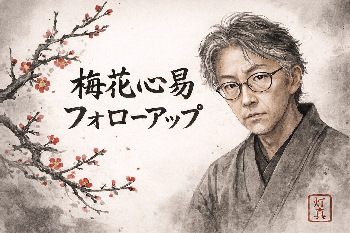 期間限定（来年1月まで）動画講座のサポートします 梅花心易動画講座超々入門の内容の質問、相談サービスです イメージ1
