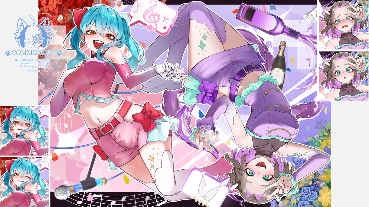 ご要望に合わせた魅力的なイラストを制作いたします NGなし！！１枚絵、MV用、サムネイル、立ち絵など イメージ3