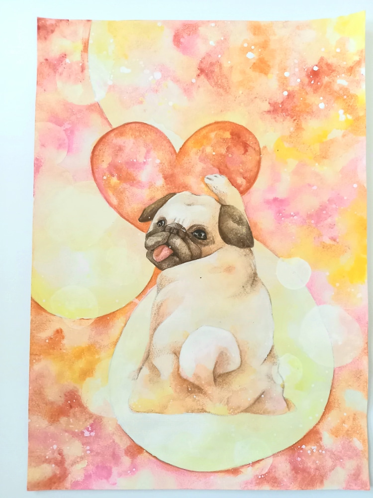 動植物のアート描きます 動物/花/ペット/インテリア/プチギフト/記念/贈り物 イメージ9