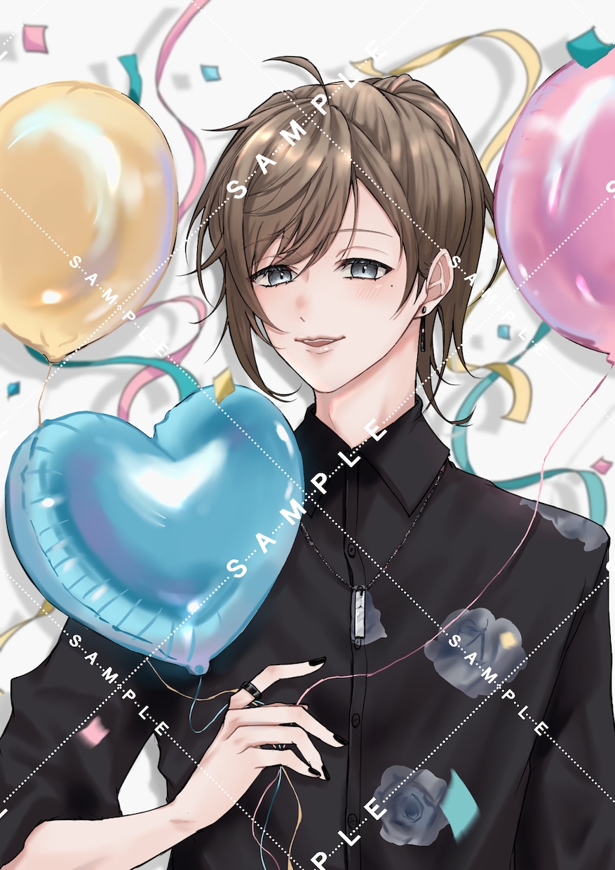 一枚絵、SNSアイコン、立ち絵等のイラスト描きます ご要望に沿ったタッチ、スタイルで制作致します！ イメージ3