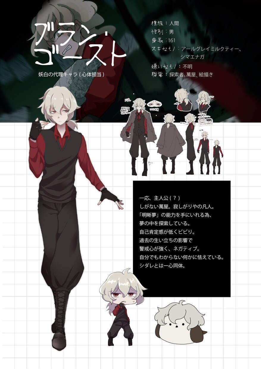 シンプルで癖強めのキャラクター制作します 元気っ子からヘタレキャラ、意味深キャラが得意です。 イメージ3