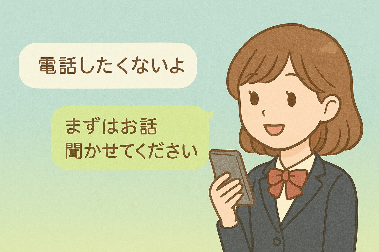 電話代行⭐︎言いにくいこと、代わりに伝えます ◎電話したくない・・・そんなときに頼ってください◎ イメージ1
