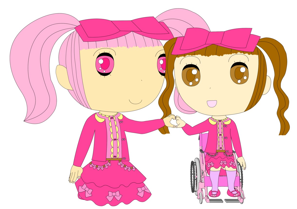 グッズのイラスト描きます デフォルメの可愛い女の子のグッズ作りたい方に イメージ3