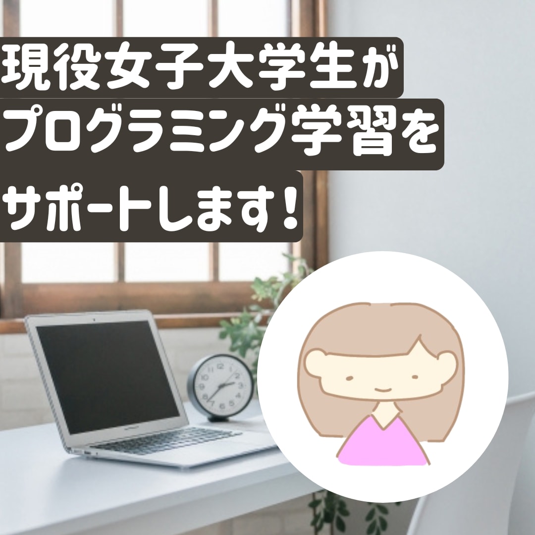 プログラミング初心者のために基礎を教えます 情報系の難関大学生が独学での学習方法も伝授！ イメージ1