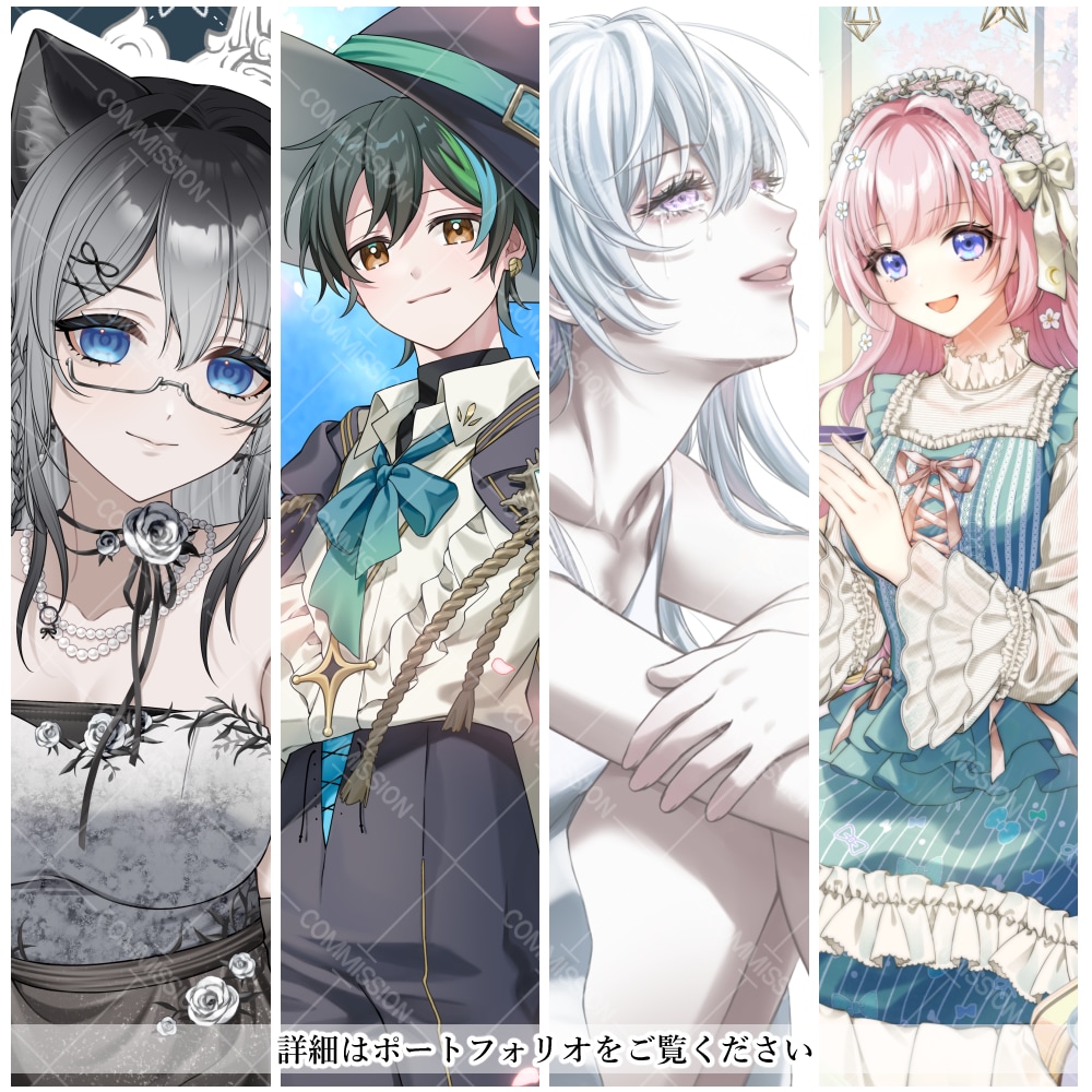 絵柄寄せ可・キャライラスト何でも描きます アニメ系も厚塗りも対応！想像するシーンをイラストで再現します イメージ2