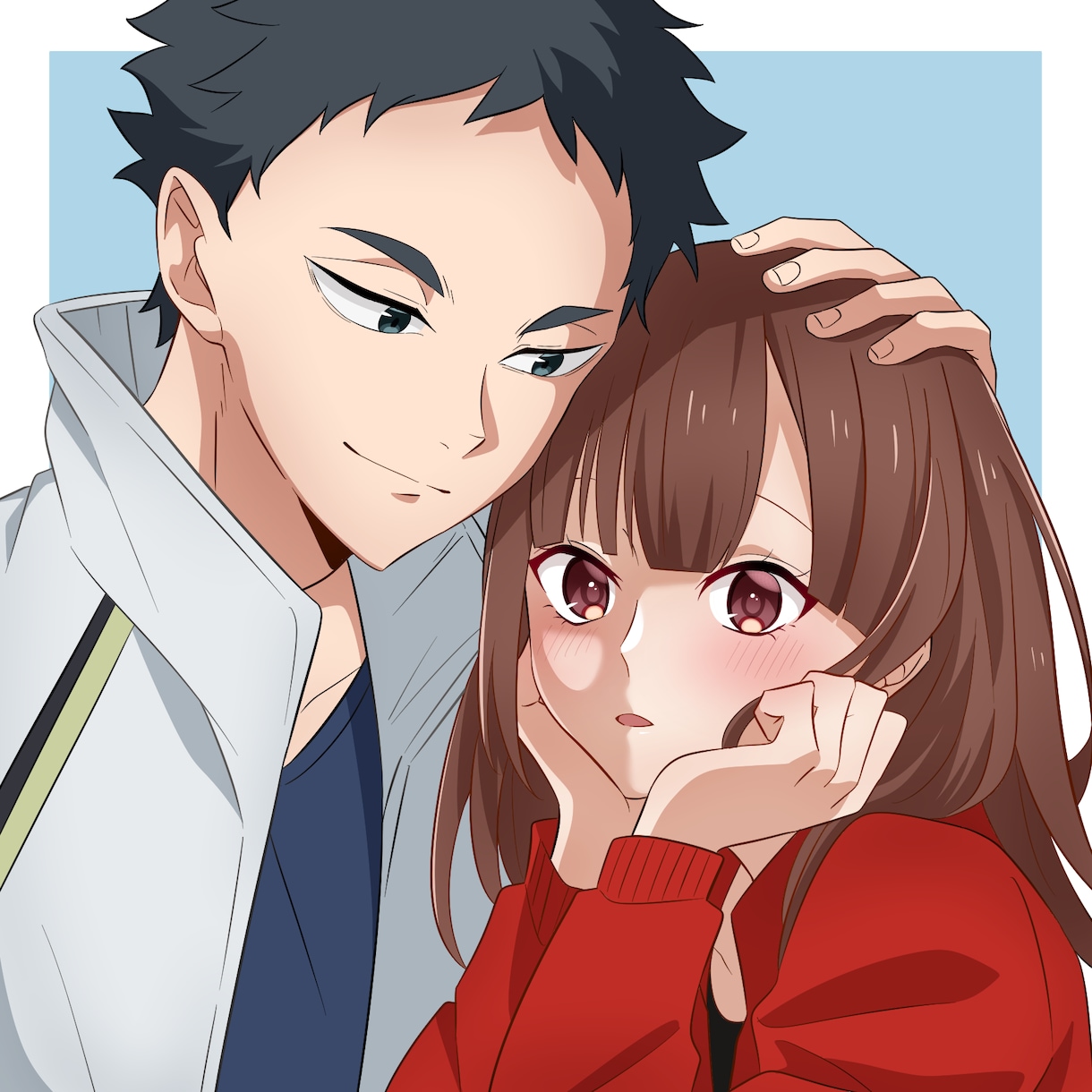 カップルイラスト描きます アニメーター歴あり！絵柄寄せ可能！ イメージ3