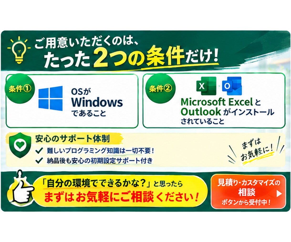 面倒なメール業務作業を自動化します 繰り返すメール業務自動化します イメージ3